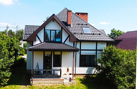 Купить Металлочерепица Гранд Лайн / Grand Line, Kvinta plus, Satin 0,5 цвет RAL3009 красная окись - изображение 6